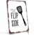 Flip Side Metal Sign 8×12 Inch, Aluminum Wall Decor, for Home, Kitchen, Office, Bedroom, Living Room