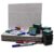 Flipside Products 9″ x 12″ Magnetic Dry Erase Two Sided Red & Blue Lined, Color Markers and Erasers, Ruled, Learn to Write, Writing Practice, Pack of 12