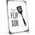 Flip Side Spatula Vintage Metal Wall Art Signs 8X12 Inch