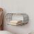 Floating Wall Shelf, Metal Wall-Mounted Bookshelf, Modern Display Rack for Bedroom, Living Room, Office, Space-Saving Storage Solution