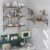 Floating Wall Shelves 31.5 Inch Long, Rustic Wall Mounted Shelves Set of 2