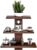 Floating Wall Shelves Set of 3 – Wooden Wall Mounted Shelves for Living Room, Bedroom & Bathroom – Decorative Display Shelves for Home Decor, Books, Plants, Frames and Storage Organization