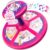 Flooyes Unicorn Sit and Spin Toys for Toddlers Girls 2 Years Old, Christmas Birthday Gifts for 1 2 3 4, with LED and Music, 360° Spin