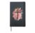 Floral Cross Faith Christian Inspirational Easter Spring Hardcover Journal, Black
