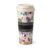 Floral Insulated Travel Coffee Mug with Flip Lid | Reusable Stainless Steel Tumbler | Botanical Flower Drink Cup for Office, Home & Travel
