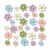 Flower Magnet,30Pcs Fridge Magnets: Cute Locker Magnets Refrigerator Magnetic Decorative for Whiteboard,Locker Accessories for Girls,Office,Home Decor