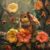 Flower Mouse Full DIY 5D Round Drill Gem Art Diamond Art Painting Kits for