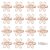 Flower Paper Clips, 100 PCS Fancy Metal Sunflower Clips, 11.4 x 11.4 in Cute Decorative Bookmarks for Office, School, Home, Document Organization, Planners, Journals, and DIY Crafts