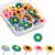 Flower Push Pins for Cork Board, 50 Pcs Decorative Thumbtacks