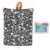 Flowers Color Blanket with Acrylic Marker for Women Men Gift for Holiaday