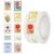 Flower Stamp Stickers – Seal Roll, Decorative Envelope Labels for Crafts