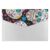 Flower Sugar Skull Accordion File Folder, Letter Size Expanding File with 6 Pockets, Portable Document Organizer with Labels, Paper Receipt Holder for Home, Work and Office