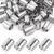 Flutesan 100 Pcs Awg 1/0 Wire Ferrules Kit Tinned Copper Non Insulated Crimp Connector Electrical Cable Cord End Terminal for Electric Wiring Automotive Household & Industrial Electrical Projects
