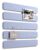 Fluxynara 13″ x 2″ Felt Wall Panels, Soft Periwinkle