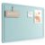 Fluxynara 23.6″ x 17.1″ Bulletin Board, Aqua Blue