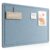 Fluxynara 23.6″ x 17.1″ Bulletin Board, Dusty Blue