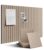 Fluxynara 36″ x 24″ Large Felt Bulletin Board, Taupe
