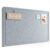 Fluxynara Bulletin Board, 35.4″ x 23.6″ Cork Board Alternative with 12 Safe Removable Adhesive Tabs, Foldable Felt Pin Board for Home Office, Classroom, Bedroom,Entryway for Walls—Blue Gray