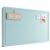 Fluxynara Bulletin Board,35.4″ x 23.6″ Cork Board Alternative with 12 Safe Removable Adhesive Tabs, Foldable Felt Pin Board for Home Office, Classroom, Bedroom,Entryway for Walls—Aqua Blue