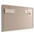 Fluxynara Bulletin Board,35.4″ x 23.6″ Cork Board Alternative with 12 Safe Removable Adhesive Tabs, Foldable Felt Pin Board for Home Office, Classroom, Bedroom,Entryway for Walls—Taupe