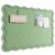 Fluxynara Felt Scalloped Bulletin Board 23.6″x17.1″, Moss Green