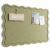 Fluxynara Felt Scalloped Bulletin Board 23.6″x17.1″, Olive Green