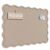 Fluxynara Felt Scalloped Bulletin Board 47.2″x35.4″, Taupe
