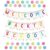 FLYAB Welcome Bulletin Board Decorations – 55 PCS Confetti Pennants Welcome Back to School Banner for School Classroom Decorations Teacher Supplies