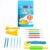 FlyFlag Air Dry Clay Tools Kit, 20 Pcs – Includes Ball Stylus, Rubber Pens, Rolling Pin, Plastic Scrapers, and Modeling Tools – Ideal for Pottery, Craft, Molding, and Shaping