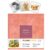 FLYING EAGLE Sketchbook for Drawing 8 x 8 Hardcover Sketch Book, 200GSM Thick Paper, Square Art Drawing Book with 3 DIY Cards Mixed Media Watercolor Paper Gift for Women Adults Artist, Pink