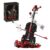 FLYtoysarth Gothic Roses Skeleton Violin Building Set, Dark Floral Musical Instrument Model with Skull Hands, Horror Themed Toy Building Bricks Kit, Home Art Decor, Birthday Gift for Adults(1150 PCS)