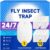 Fly Trap Indoor, 1 Device & 10 Refills Gnat Fruit Fly Traps for Indoor