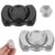 FNANJWQ 3-in-1 Fidget Toy Adults 2 Pcs Metal Slider Clicker Compact Stress Relief Spinner ADHD Cool Gadget Gifts