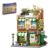 FNSJFYZS Coffee Shop Building Blocks Set, 724 PCS City Streetscape Model Kit, Creative Coffee House Architecture Collection, Display Home Decor, Ideal Gift for Teens and Adults