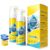 Foam No-Rinse Cleaner- Spray, Wipe & Done, 4-in-1 Multi-enzyme Foam Cleaner, Powerful & Multipurpose Car Interior oam Cleaners for Car Interior, Deep Cleaning oam Spray (2PCS)
