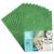 Foam Rubber Sheets with Glitter 40 x 60 cm, Colourful EVA Foam Craft Panels for Children, DIY, School, Decoration & Art Projects – Ideal as Craft Paper, Foam Rubber with Glitter – m-office (Green, 10