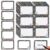 FOBSME 180 Pcs Composition Name Tag Stickers for Classroom Desk Decoration