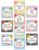 FOBSME 60 Pcs Positive Sayings Accents Composition Classroom Cutouts Decor