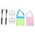 Focket Sand Sifter, Metal Tooth Shell Collecting Tool Retractable Handle, Teeth Sifter with Mesh Shovel Scooper and Expandable Seashell Bags for Beachcombing Sea Glass Small Finds (2 Shovels+2 Shell