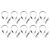 Fockety 10 Pack Bulk Wired Headphones for Classroom School Students, Wholesale Class Set On Ear Headphones with 3.5mm Jacks, Adjustable Headband, for Children Teen Boys Girls