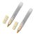 Fogun 2Pcs Acrylics Empty Marker Flat or Round Head Refillable Empty Pen for Painting on Wood Fabric Canvas Metal Glass Stone Paint Markers
