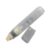 Fogun Refillable Empty Paint Pen Clear Pen Rod Acrylics Empty Marker 10mm Flat or Round Tip for Writing Drawing Creative Art Supplies