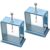 Foil Electroscope Set of 2 for Science Teachers Classroom Demonstrations Statics Electricity Educational Tools Metal and Glass Electroscope