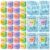 Foilswirl 20 Sets Back to School Gifts Emotional Stress Ball Gifts Bulk Cute Squeeze Mini Stress Relief Ball Thank You Inspirational Cards for Office Staff Coworker Reward (Tie-Dyed Ice Cube)