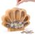 Foilswirl Wooden Piggy Bank for Kids Clear Piggy Bank with Transparent Window Cute Coin Box for Boy Girl Unbreakable Toddler Money Box for Birthday Sport Party Gift (Shell,9.8 x 7.9 x 2.4 Inches)
