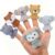 FOIMAS Animal Finger Puppets,6pcs Wild Animal Finger Puppet Toys for Kids Storytelling Teaching Bathing Gift Bag Fillers Party Favor