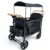 Foldable 4-Seater Wagon Stroller for Kids, All-Terrain Wagon with Canopy