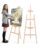 Foldable & Adjustable Art Easel Stand, Wooden Easel Art Easel for Painting Adult Artist Easel Stand for Painting Easle Floor Standing,Wood Easel Stand for Display Canvas Home Studio Classroom,Natural