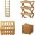 Foldable Bamboo Shoe Rack, 9-Tier No Assembly Shoe Organizer, Space-Saving Free Standing Shoe Storage Shelf for Entryway, Hallway, Closet, Holds 7-14 Pairs of Shoes(Bamboo, 7)
