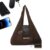Foldable Faux Leather Shopping Tote, Portable Keychain Bag Expandable to